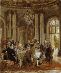 Friedrichs d.Gr. Tafelrunde /Menzel von klassik-art