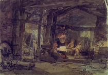 W.Turner, Das Innere einer Eisengiesserei von klassik-art
