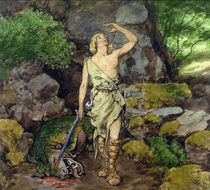 Siegfried nach Erlegen d.Drachen/ Thoma von klassik-art