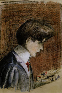 Egon Schiele, Selbstbildnis 1905 von klassik-art