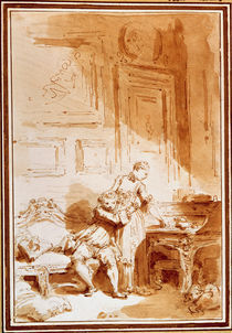J.H.Fragonard, A femme avare von klassik art