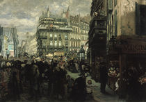 A.v.Menzel, Pariser Wochentag/1869 by klassik art