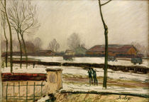 A.Sisley, Winterlandschaft by klassik-art