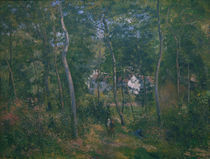 C.Pissarro, Der Wald von L'Hermitage by klassik art