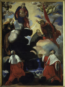 J.Tintoretto, Madonna mit Cosmas u.Dam. by klassik art