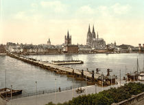 Koeln, Stadtansicht / Photochrom by AKG  Images