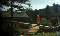 Winslow Homer, Die Morgenglocke/1866 von klassik art