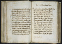 A.Bronzino, Manuskript eines Sonetts by klassik art