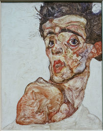 Egon Schiele, Selbstbildnis 1912 von klassik-art