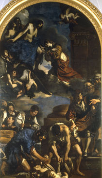 Guercino, Begraebnis Petronilla by klassik art