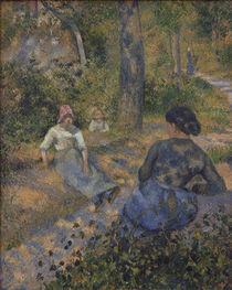 C.Pissarro, Baeuerinnen bei der Rast by AKG  Images
