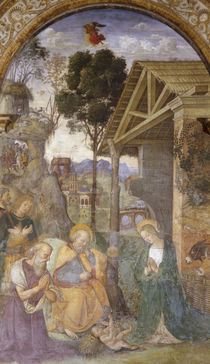 Pinturicchio, Anbetung des Kindes von klassik art