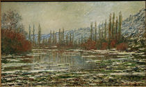 Claude Monet, Tauwetter in Vetheuil by klassik art