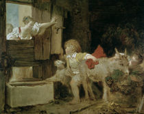 J.H.Fragonard, Der Eselstall von klassik-art