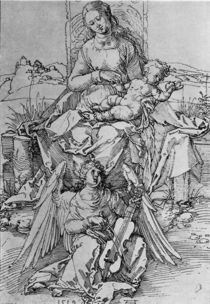 A.Duerer, Maria mit Kind auf Rasenbank von klassik-art
