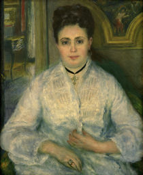 A.Renoir, Madame Choquet in Weiss by klassik-art