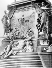 Berlin,Denkmal Kaiser Wilhelm I.,Sockel by klassik art