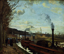 C.Pissarro, Die Seine bei Port Marly by klassik-art