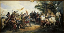 Schlacht bei Bouvines / Gem.v.Vernet by klassik art