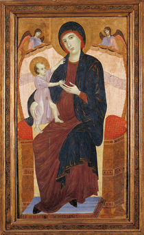 Duccio, Thronende Maria mit Kind von klassik art