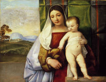 Tizian, Maria mit Kind 'Zingarella' von klassik art