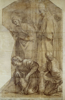 Domenichino, Rechte Gruppe aus Caecilie von klassik-art