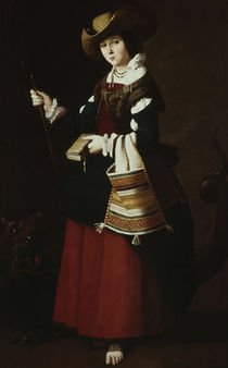 F.de Zurbaran, Hl.Margarete / 1635-1640 by klassik art