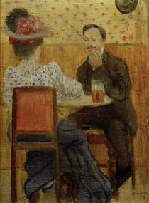 A.Macke, Paar am Biertisch, 1907 von klassik art