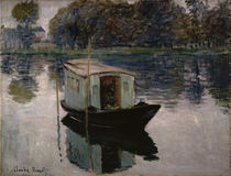 Claude Monet, Le bateau atelier by klassik-art