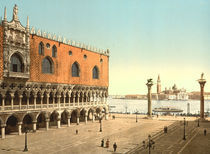 Venedig, Piazzetta / Photochrom von klassik-art