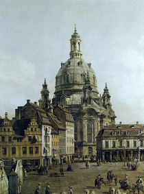 Dresden, Neumarkt, Detail / Bellotto von AKG  Images