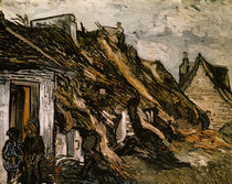 V.van Gogh, Strohgedeckte Huetten Chapon. von klassik art