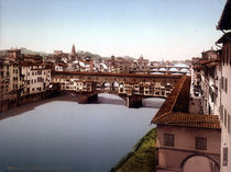 Florenz, Ponte Vecchio / Photochrom von klassik art