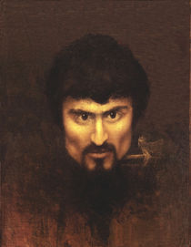 Giovanni Segantini, Selbstportraet von klassik art