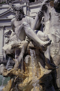 Rom, Fontana dei Fiumi, Ganges / Foto by klassik art