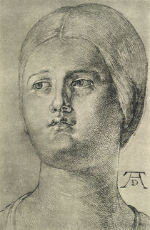 A.Duerer, Kopf einer Frau von klassik art