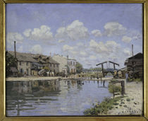 A.Sisley, Kanal Saint Martin by AKG  Images