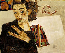 Egon Schiele, Selbstbildnis 1911 by klassik art