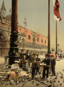 Venedig, Markusplatz / Photochrom by klassik art