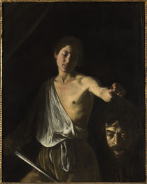 Caravaggio, David mit Haupt des Goliath by klassik-art