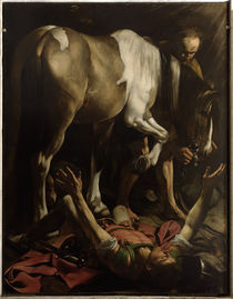 Caravaggio, Bekehrung des Paulus by klassik art