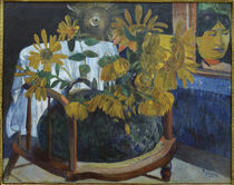 Gauguin, Sonnenblumen auf Sessel II/1901 by klassik art