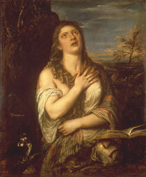 Tizian, Die buessende Magdalena von klassik art