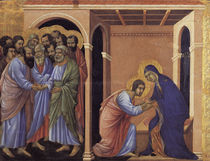 Duccio, Abschied Mariae von Johannes by klassik art