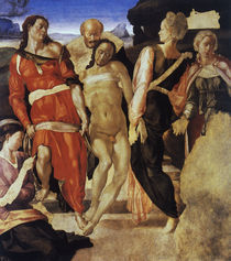 Michelangelo, Grablegung Christi /London von klassik art