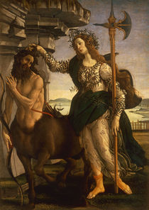 Botticelli, Minerva baendigt Kentaur von klassik-art
