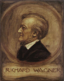 Richard Wagner, Gem. von Franz v.Stuck von klassik art