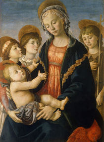 Botticelli, Maria mit Kind, Johannes.. by klassik art