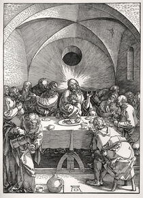 Duerer, Das Abendmahl  aus: Grosse Passion by klassik-art