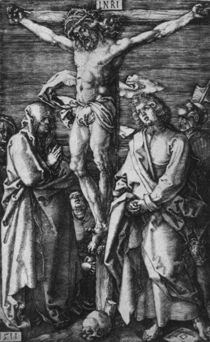 Duerer, Christus am Kreuz/ Kl.Kupferpass. von klassik art